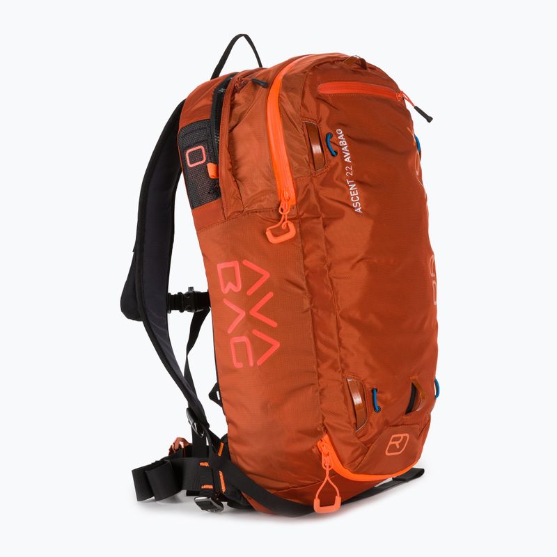 Lavininė kuprinė ORTOVOX Ascent 22 l Avabag desert orange 2