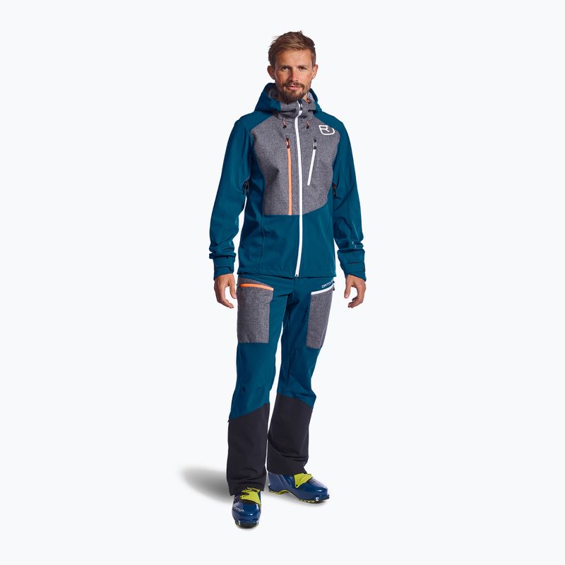 Vyriška softshell striukė ORTOVOX Pordoi navy blue 60173 2