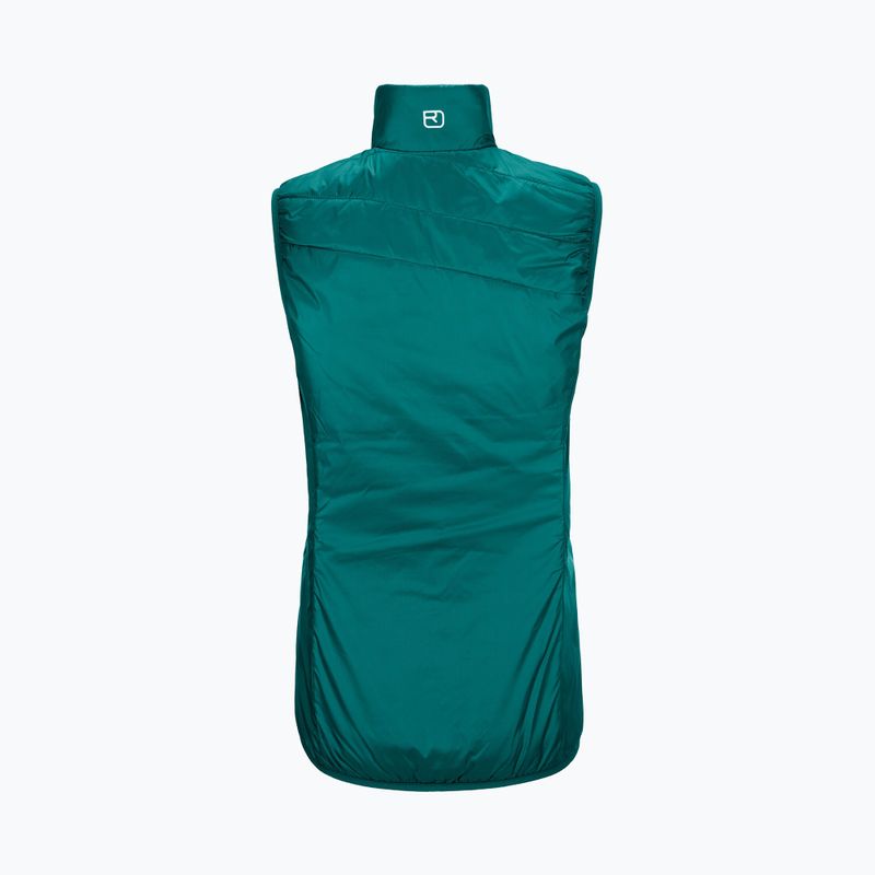 Moteriški žygiai be rankovių ORTOVOX Swisswool Piz Boe green 6114000057 2