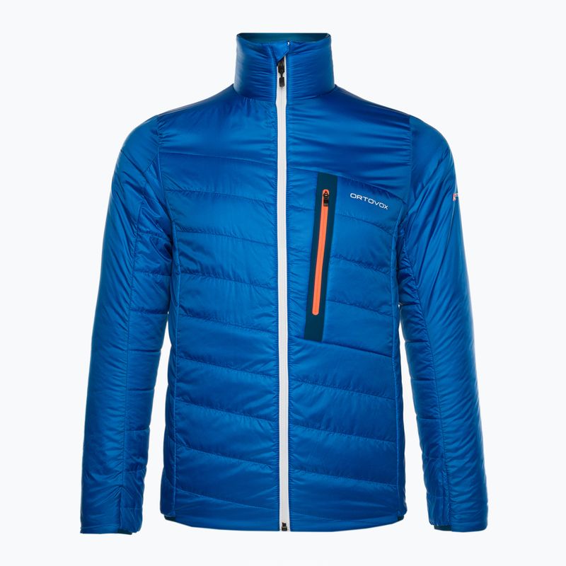 Vyriška ORTOVOX Swisswool Piz Boval hibridinė striukė mėlyna dvipusė 6114100041