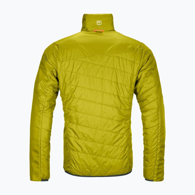 Vyriška ORTOVOX Swisswool Piz Boval hibridinė striukė žalia, dvipusė 6114100052 2