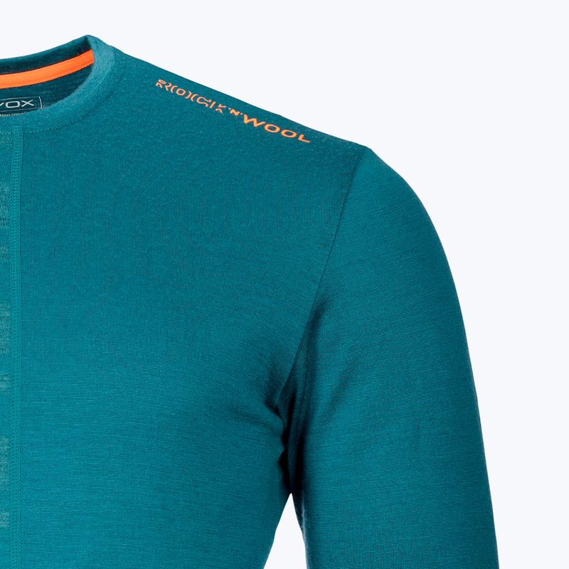 Vyriški ORTOVOX 185 Rock'N'Wool termo megztiniai žali 8410200009 2