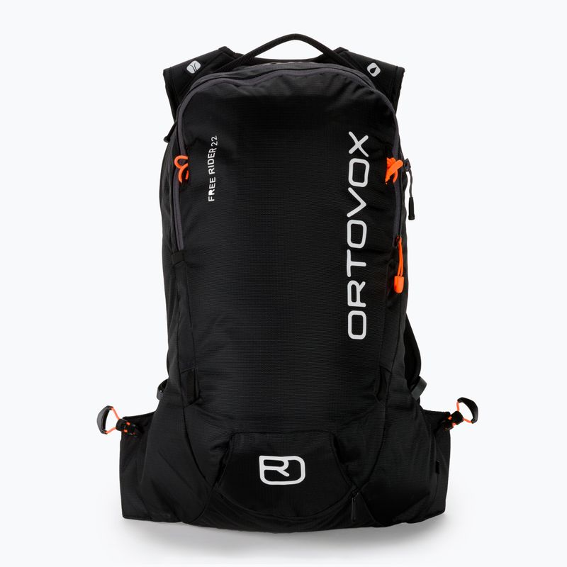 Slidinėjimo kuprinė ORTOVOX Free Rider 22 l black 4681000001