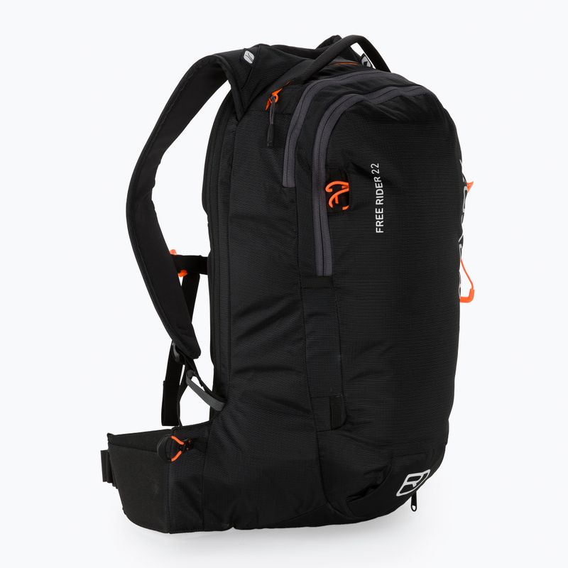 Slidinėjimo kuprinė ORTOVOX Free Rider 22 l black 4681000001 2