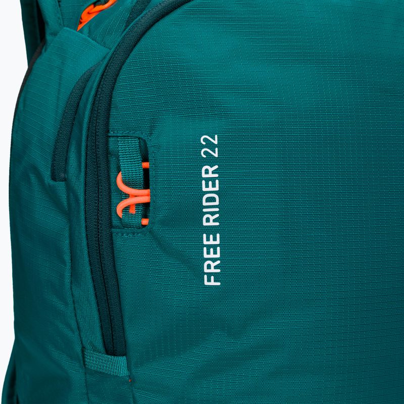 Slidinėjimo kuprinė ORTOVOX Free Rider 22 l žalia 4681000003 4