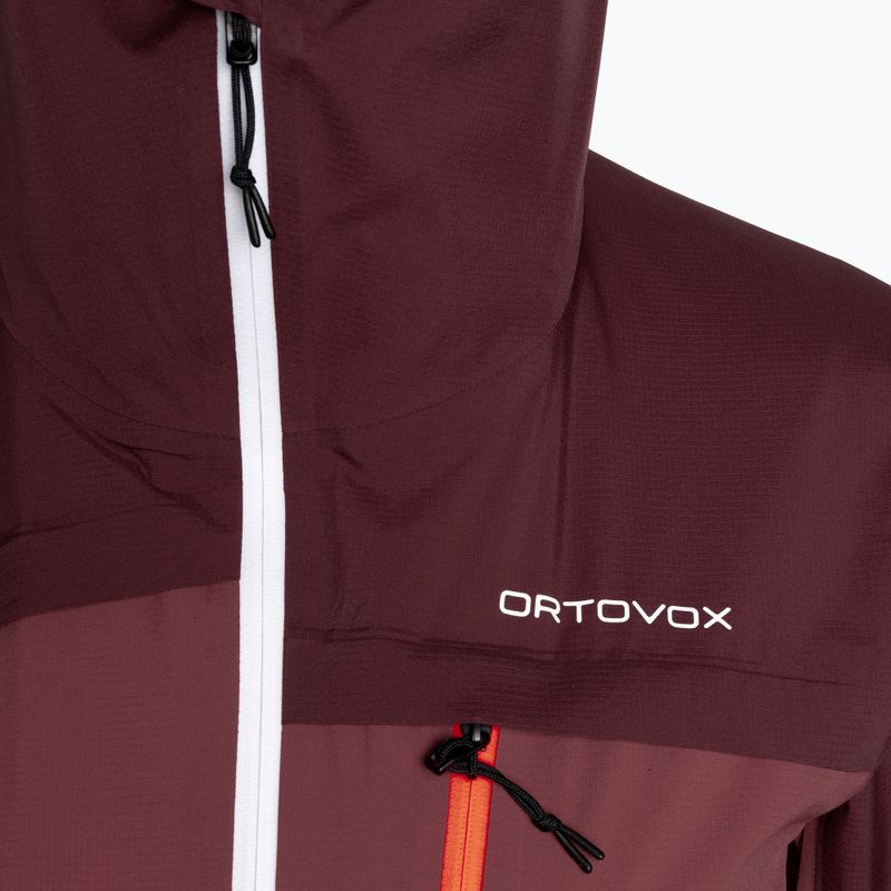 Moteriška striukė nuo lietaus ORTOVOX 2.5L Civetta maroon 7021000011 3