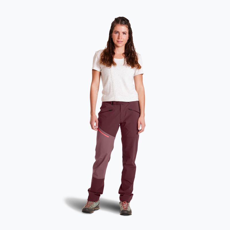 Moteriškos softshello kelnės ORTOVOX Brenta kaštoninės spalvos 6224400026