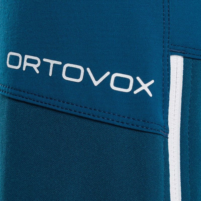 Vyriškos softshello kelnės ORTOVOX Berrino blue 6037400035 4