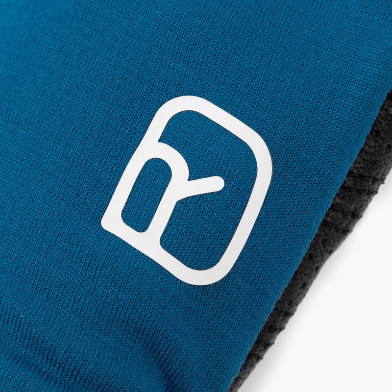 Moteriškos trekingo pirštinės ORTOVOX Fleece Šviesiai mėlyna 5635900005 6