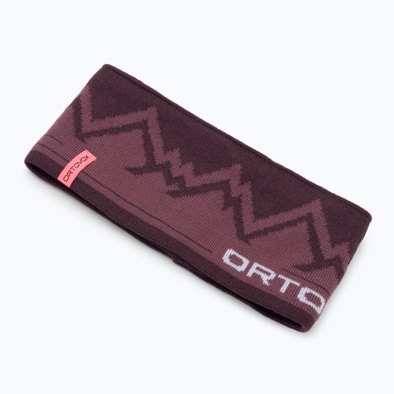 ORTOVOX Peak galvos juosta bordo spalvos 68036