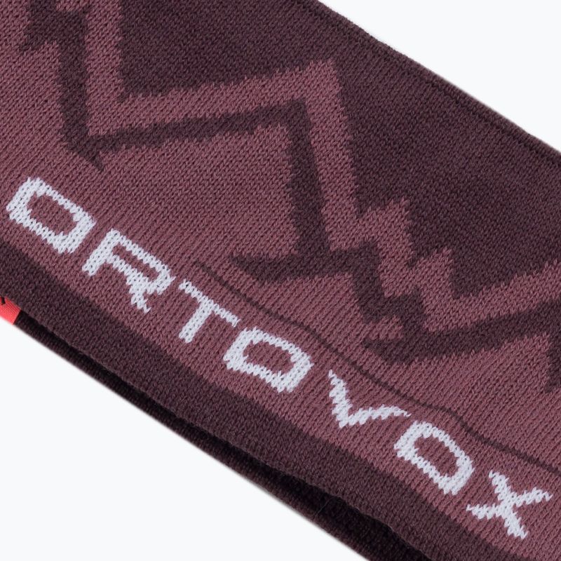 ORTOVOX Peak galvos juosta bordo spalvos 68036 3