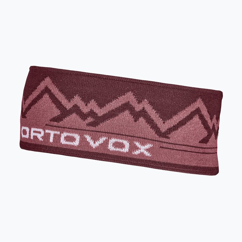 ORTOVOX Peak galvos juosta bordo spalvos 68036 4