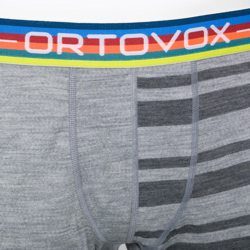 Vyriški termo šortai ORTOVOX 185 Rock'N'Wool pilka 8413200021 3