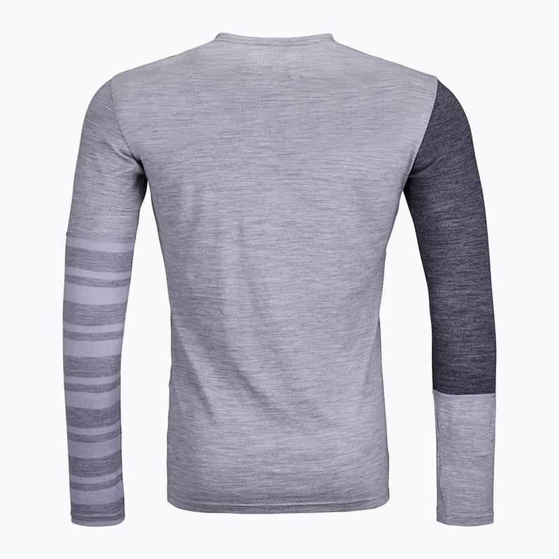 Vyriški ORTOVOX 185 Rock'N'Wool pilki termo megztiniai 8410200022 2