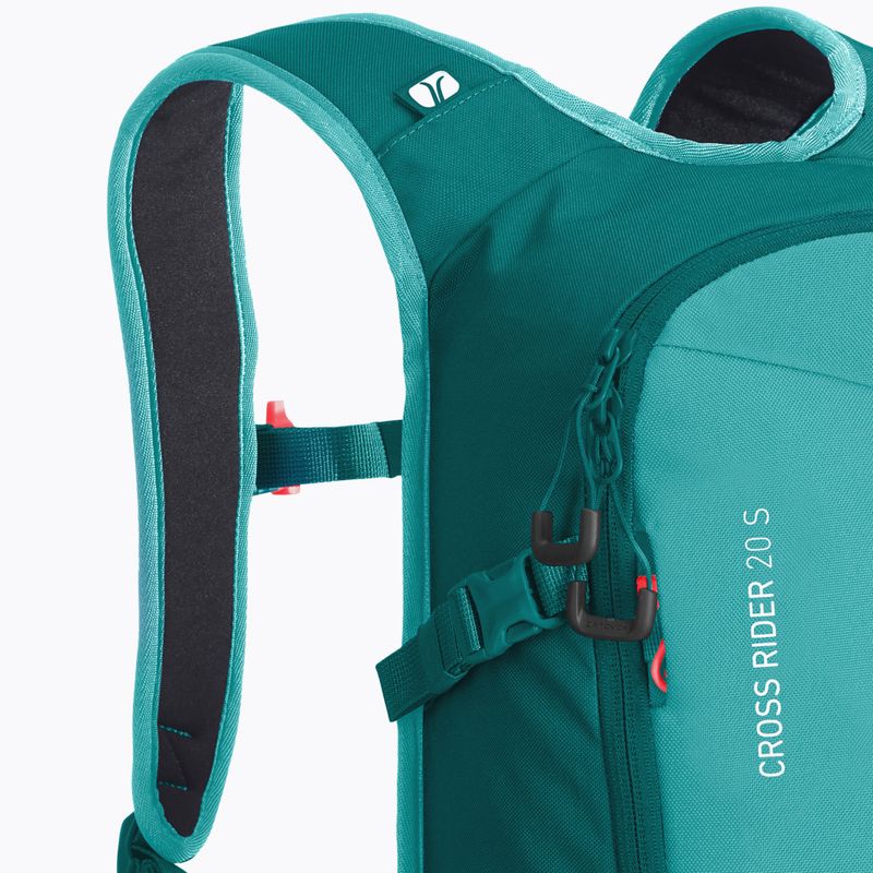 ORTOVOX Cross Rider 20 S slidinėjimo kuprinė pacific green 6