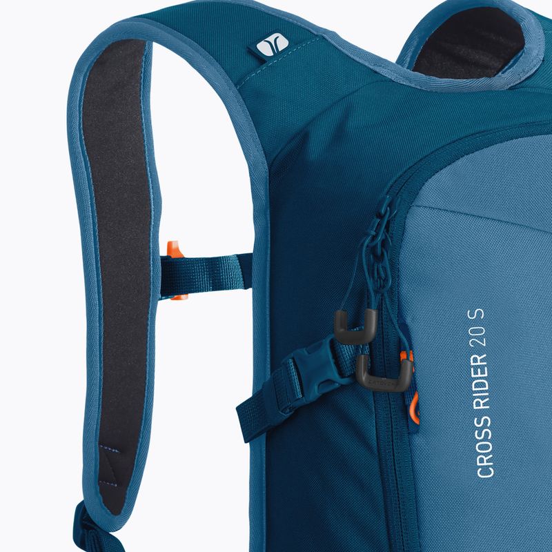 ORTOVOX Cross Rider 20 S slidinėjimo kuprinė petrol blue 6