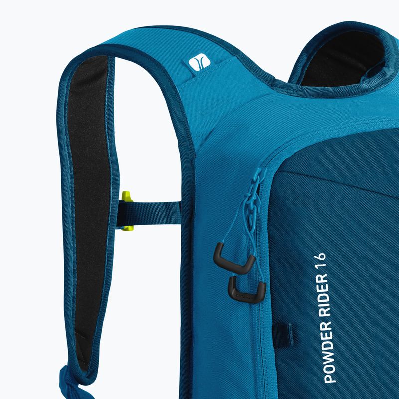 ORTOVOX Powder Rider 16 slidinėjimo kuprinė Heritage Blue 6