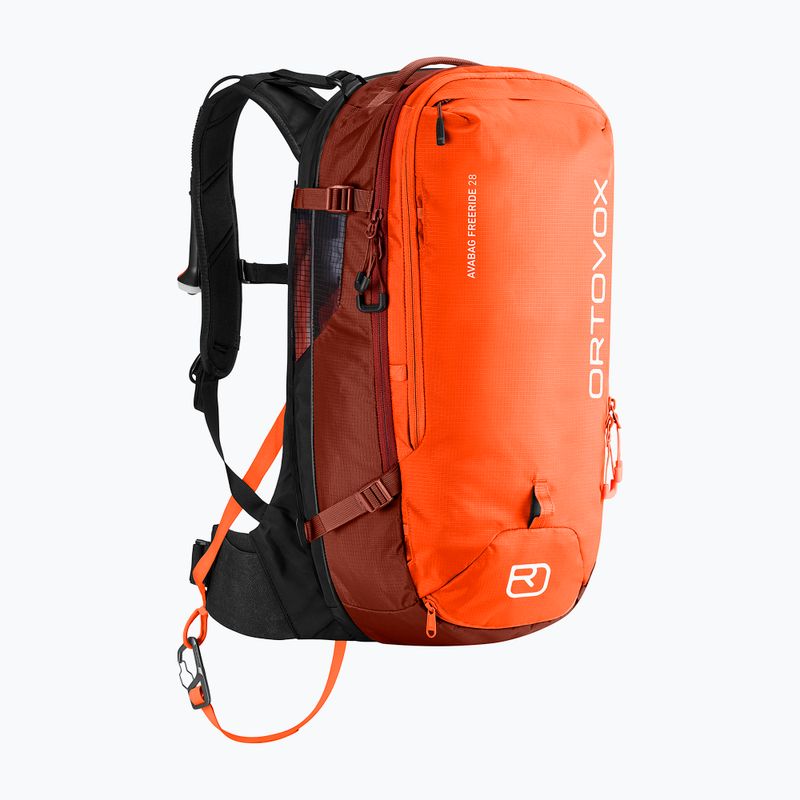 Lavininė kuprinė ORTOVOX Avabag Litric Freeride 28 l desert orange
