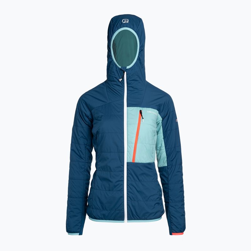 Moteriška ORTOVOX Swisswool Piz Duan hibridinė striukė mėlyna 6122700037