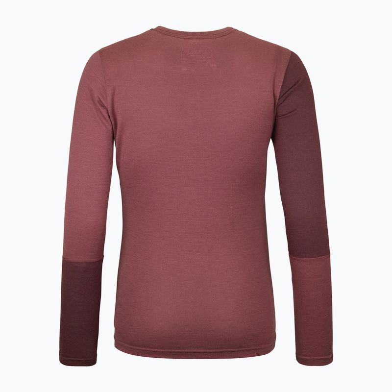 Moteriški termoaktyvūs marškinėliai ORTOVOX 185 Rock'N'Wool mountain rose 6
