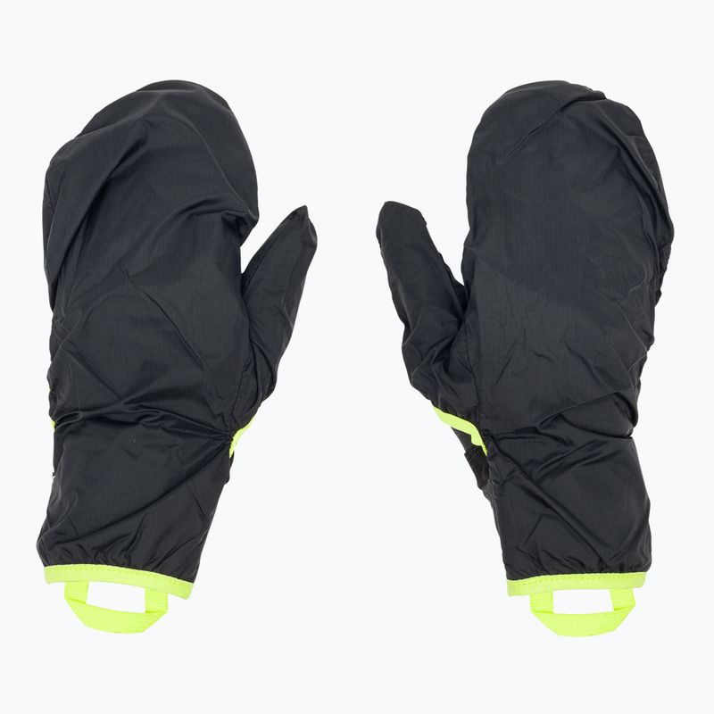 Vyriškos parašiutininkų pirštinės ORTOVOX Fleece Grid Cover black raven 5