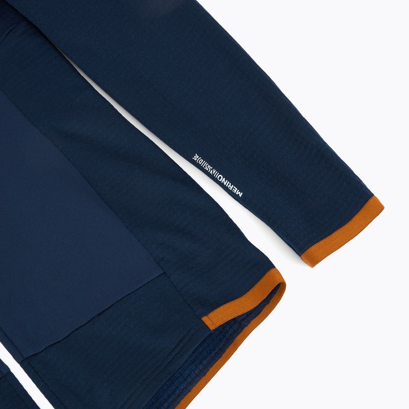 Vyriškas džemperis ORTOVOX Fleece Grid Hoody deep ocean 4