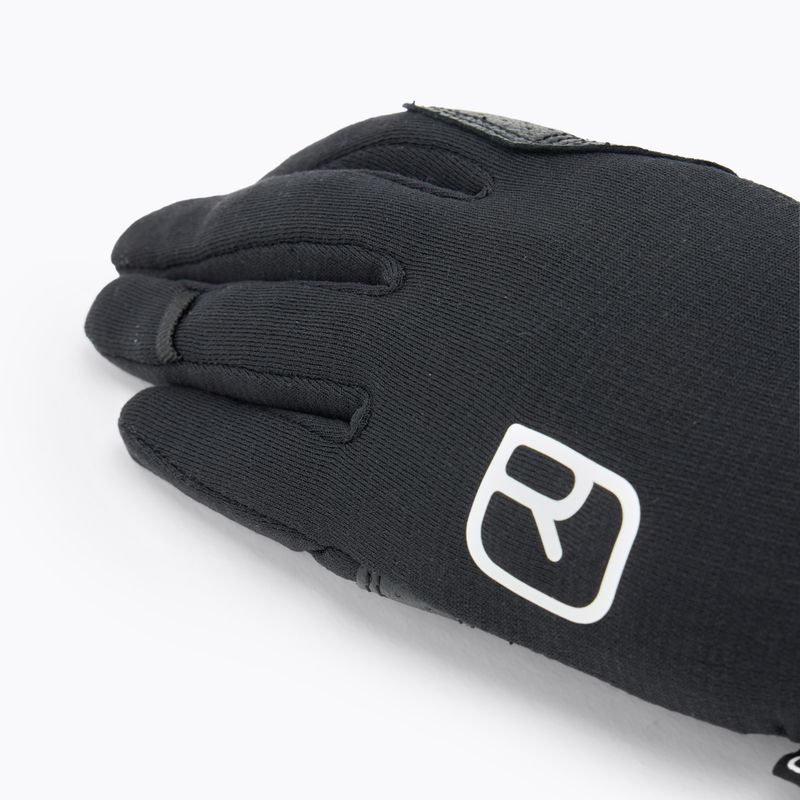 Moteriškos ski touring pirštinės ORTOVOX Fleece Light black raven 5