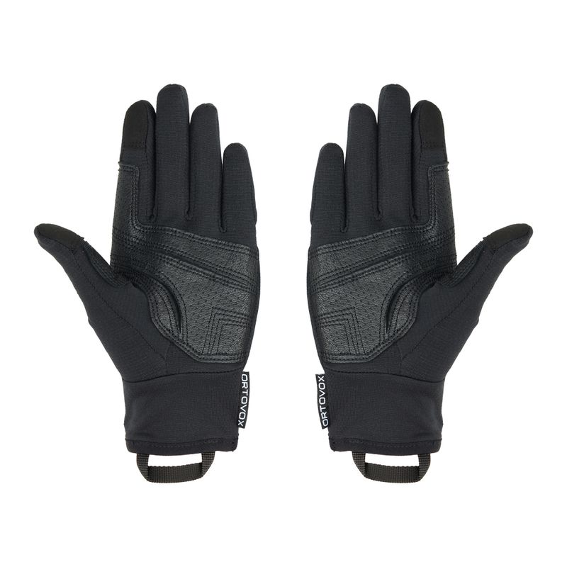 Vyriškos ski touring pirštinės ORTOVOX Fleece Light black raven 2