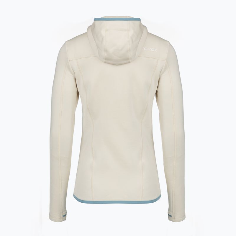 Moteriškas džemperis ORTOVOX Fleece Hoody white chalk 2