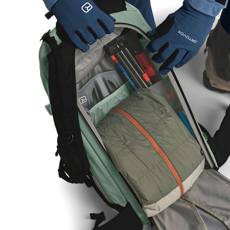 Slidinėjimo kuprinė ORTOVOX Switchback 27 l green acid 8