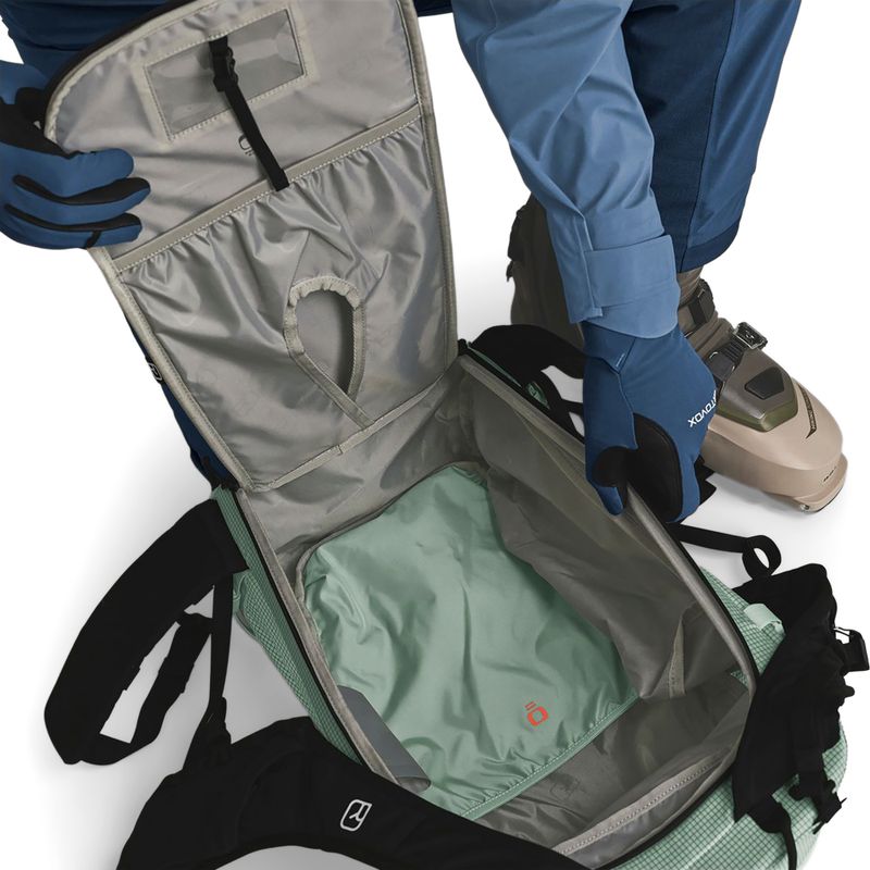 Slidinėjimo kuprinė ORTOVOX Switchback 27 l green acid 9