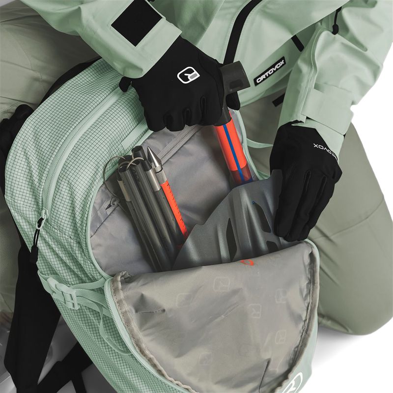 Slidinėjimo kuprinė ORTOVOX Switchback 30 l S green acid 8