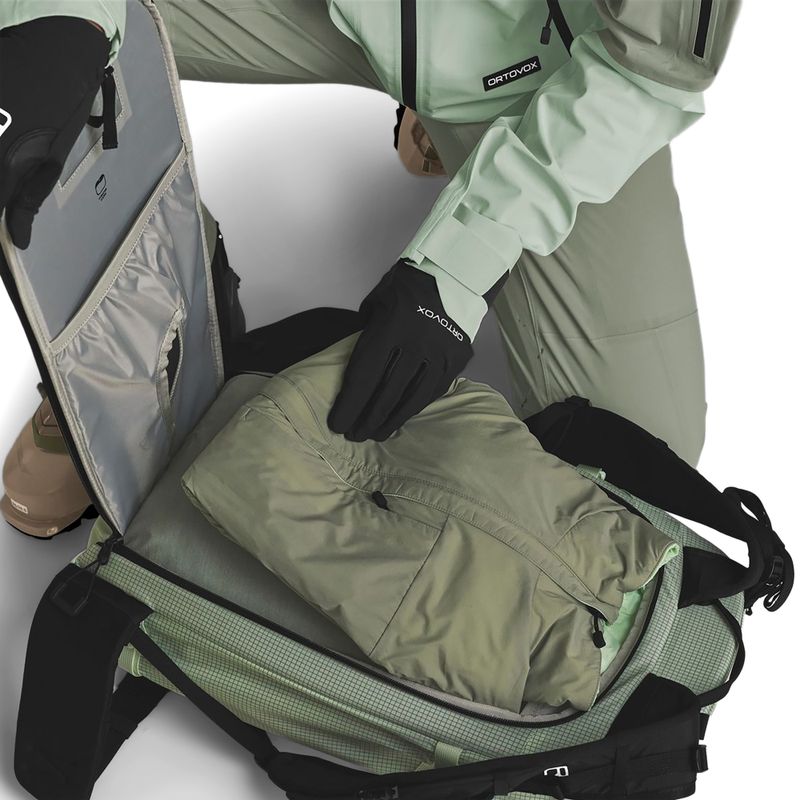 Slidinėjimo kuprinė ORTOVOX Switchback 30 l S green acid 9