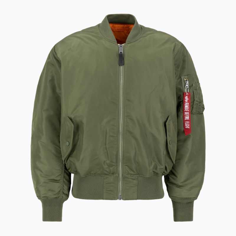 Alpha Industries MA-1 Heritage žalsvai žalia vyriška striukė