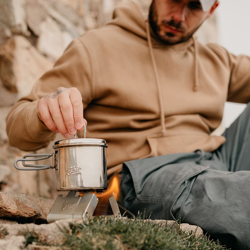 "Esbit" nerūdijančio plieno turistinis puodas 625 ml nerūdijančio plieno 7