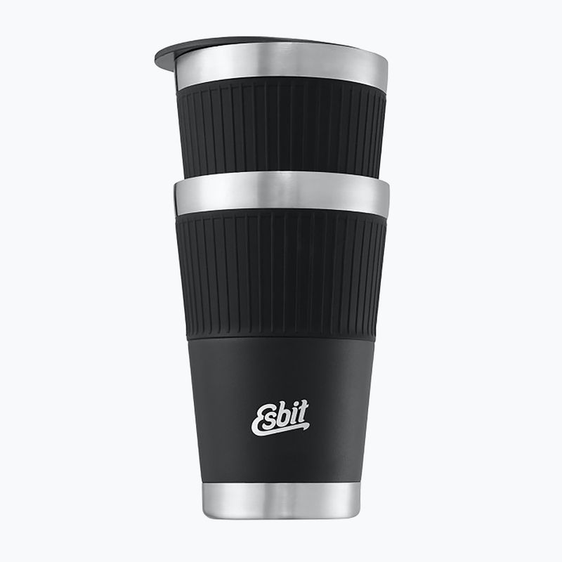 Terminis puodelis Esbit Sculptor Stainless Steel Tumbler Thermo Mug 550 ml black 2