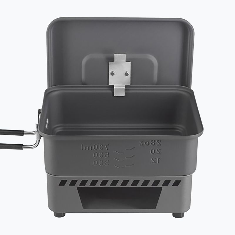 Esbit kietojo kuro viryklė 14G ir 27G kietajam kurui 1100 ml aliuminio 2