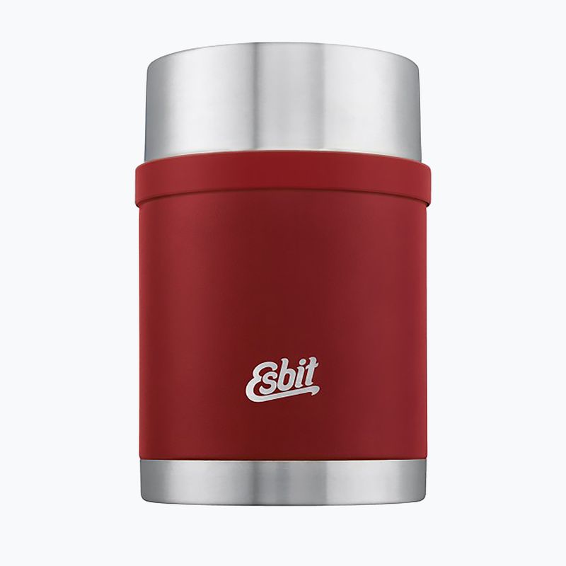 "Esbit Sculptor" nerūdijančio plieno termosas maistui 750 ml bordo spalvos