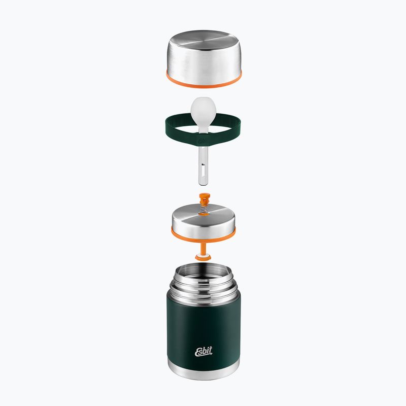 Maisto termosas su stalo įrankiais Esbit Stainless Steel Food Jug 500 ml forest green 4