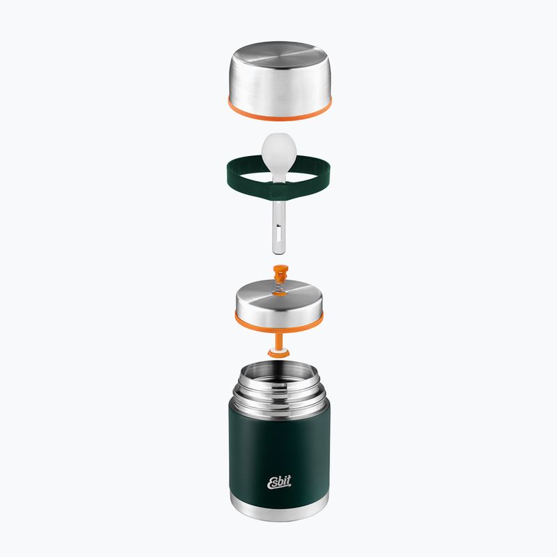 Maisto termosas su stalo įrankiais Esbit Stainless Steel Food Jug 750 ml forest green 4