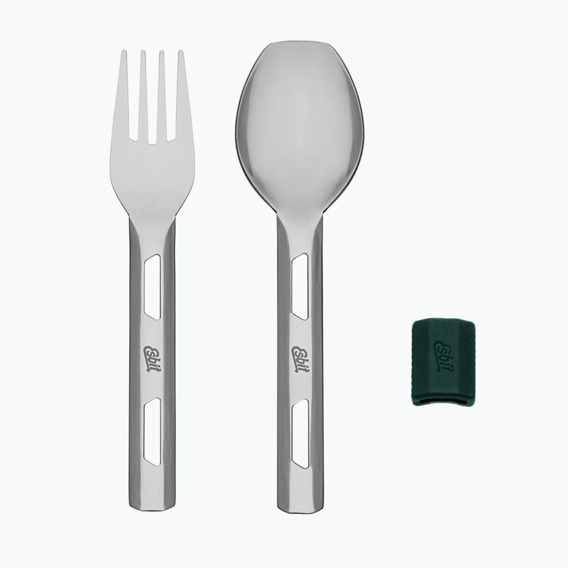 Maisto termosas su stalo įrankiais Esbit Stainless Steel Food Jug 750 ml forest green 8