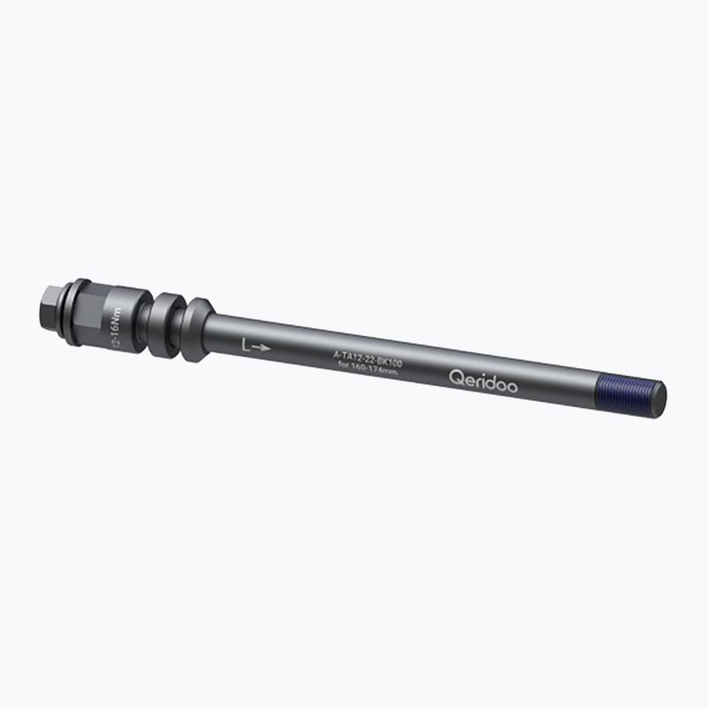 Priekabos adapteris Qeridoo M12x1.0mm kieta ašis silver