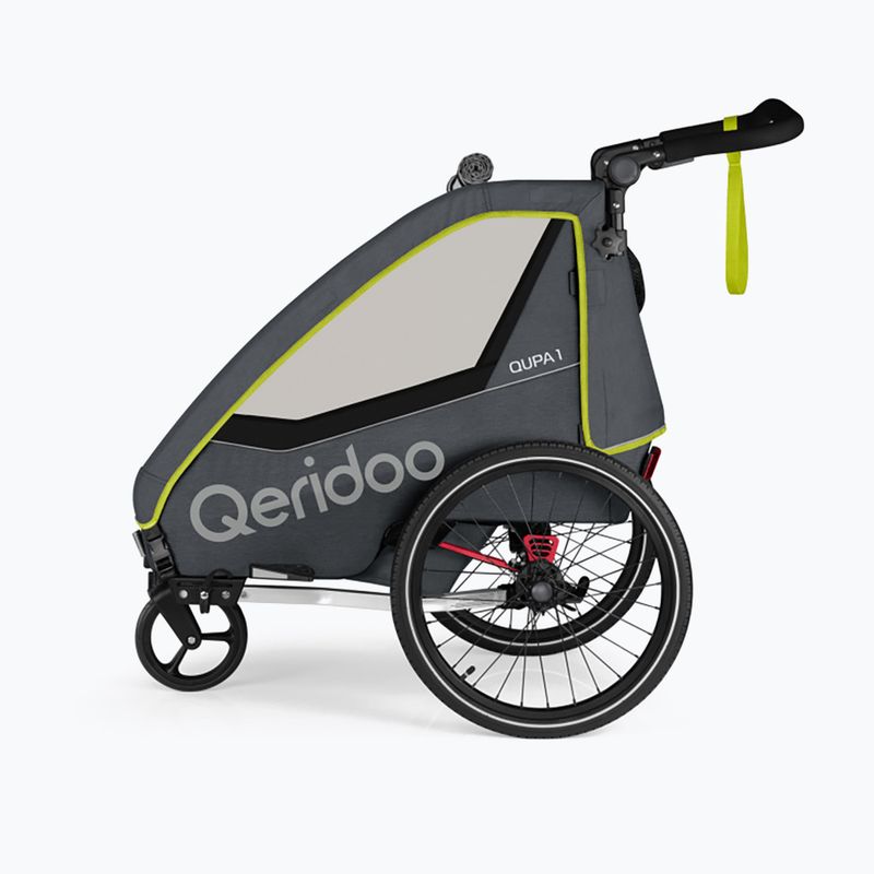 Dviračio priekaba Qeridoo Qupa 1 lime 2