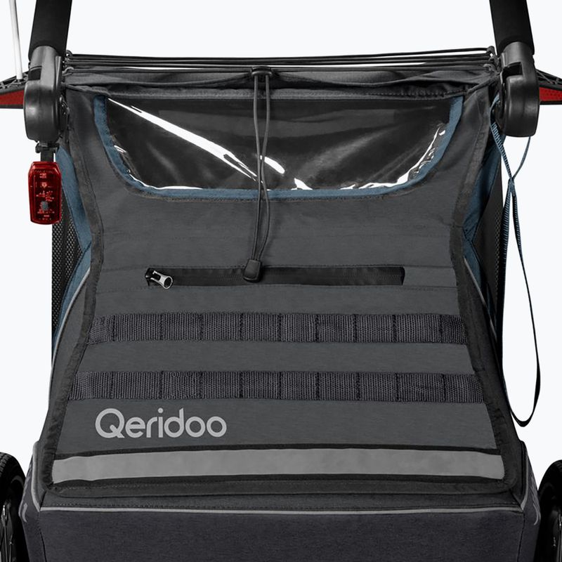 Dviračio priekaba Qeridoo Kidgoo 2 dark navy/blue 6