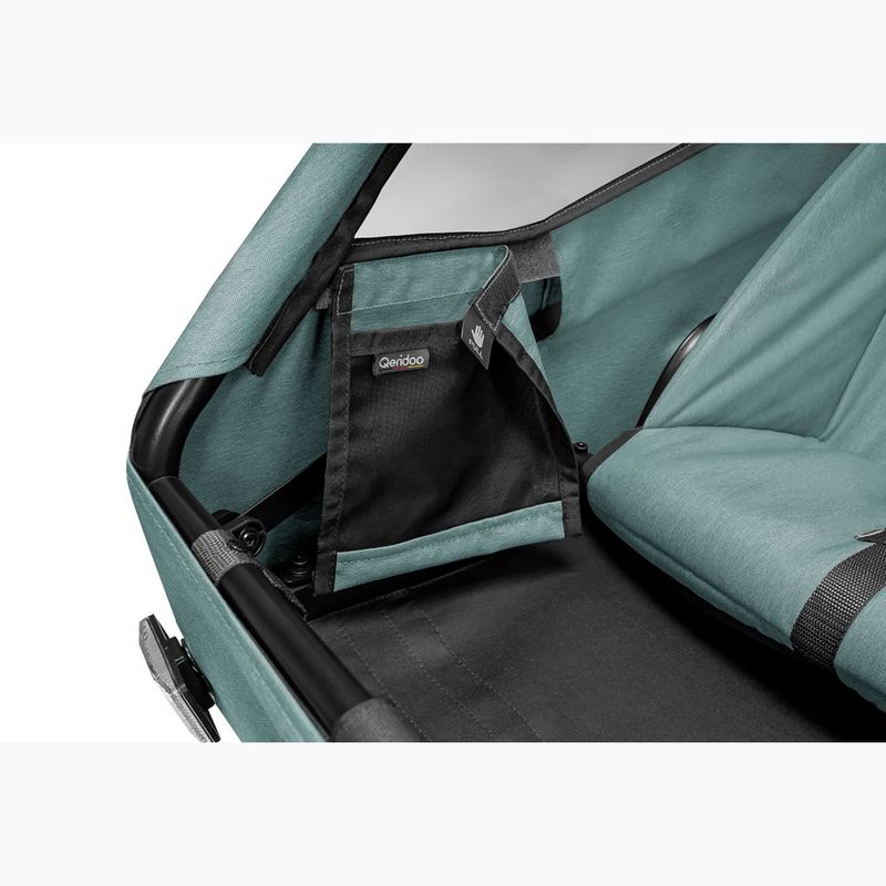 Dviračio priekaba Qeridoo Qupa 1 mineral blue 10