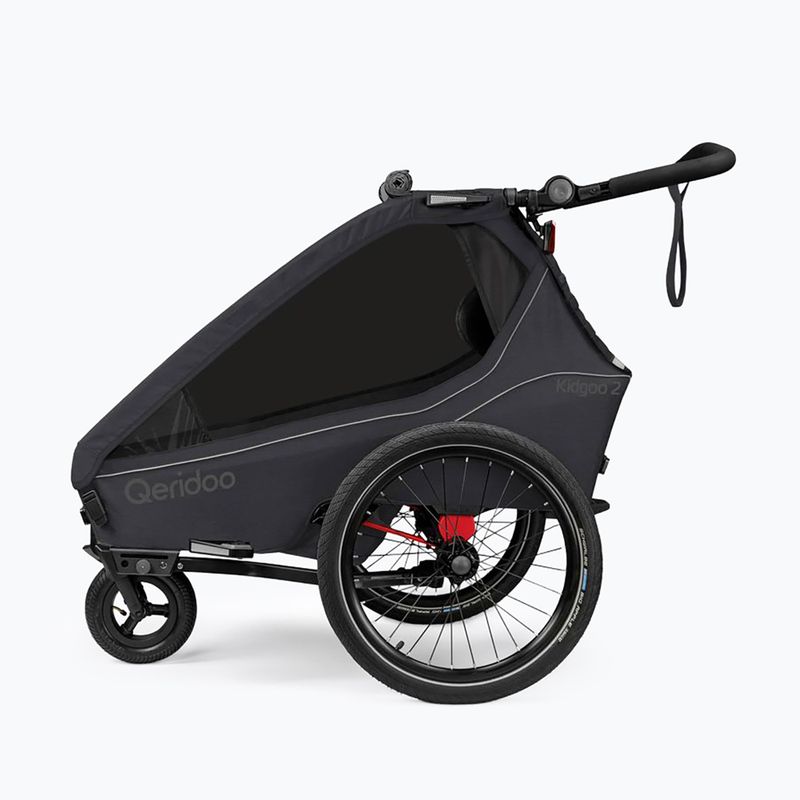 Priekaba dviračiui Qeridoo Kidgoo 2 phantom grey 2