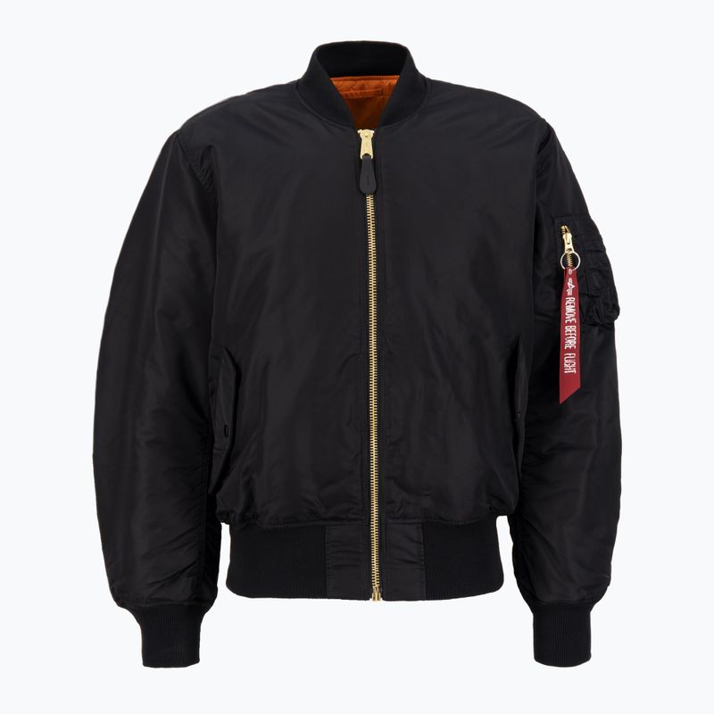 Alpha Industries MA-1 Heritage juoda vyriška striukė