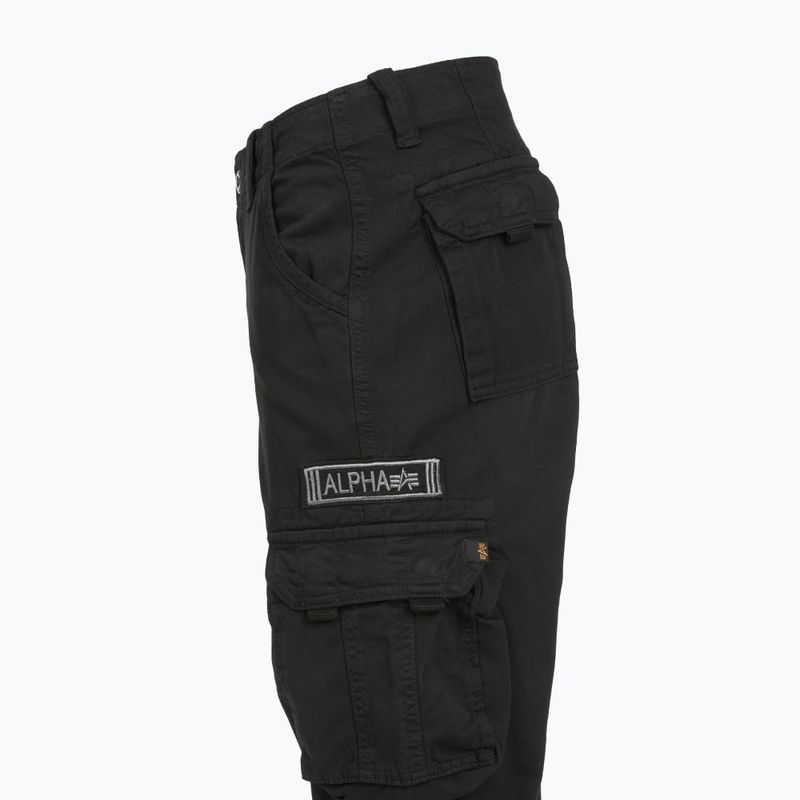 Vyriškos kelnės Alpha Industries Jet black 4