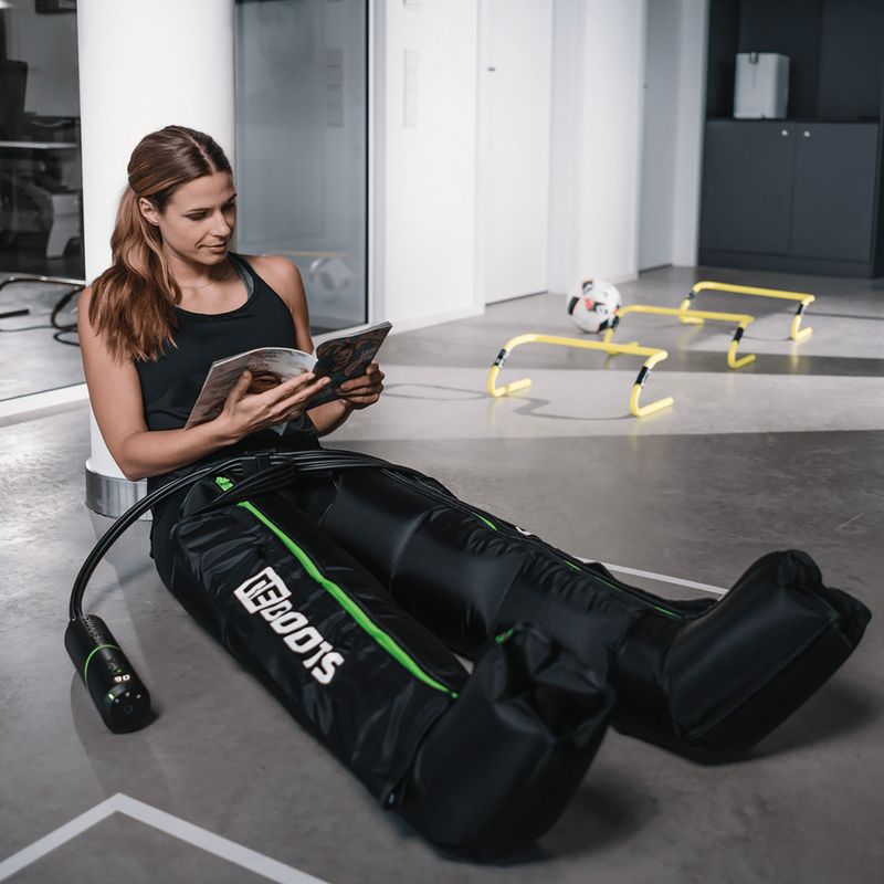 Kojos rankovės limfodrenažui REBOOTS Go Lite black/white/green 7