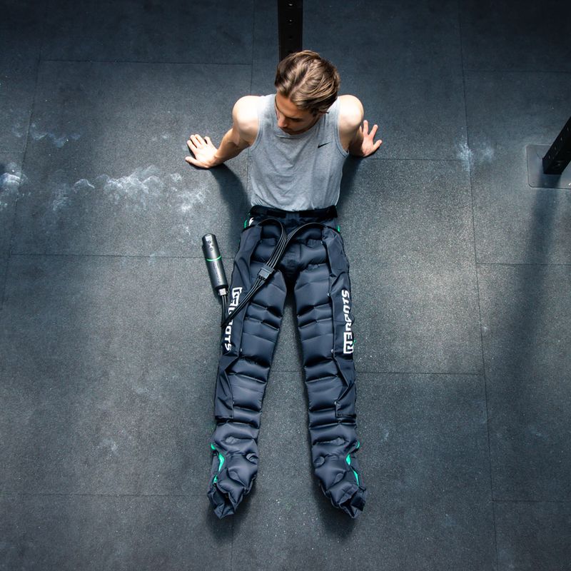 Kojos rankovės limfodrenažui REBOOTS Go Lite black/white/green 9